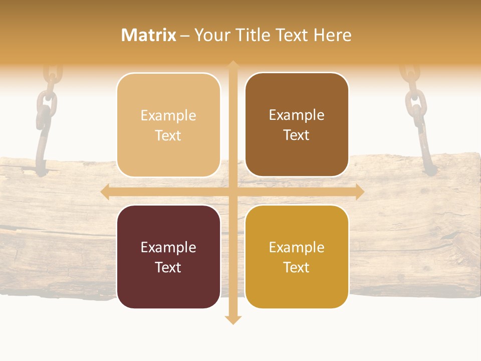 Hanging Wood Sign PowerPoint Template