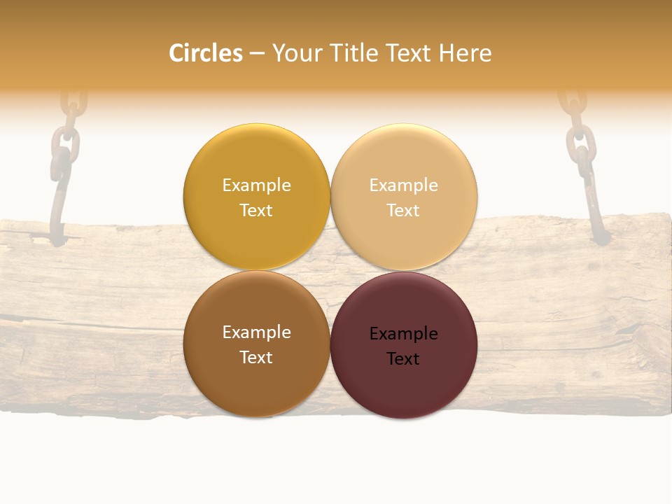 Hanging Wood Sign PowerPoint Template