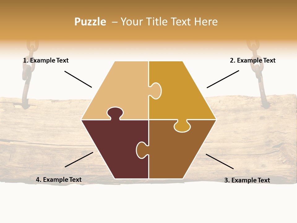 Hanging Wood Sign PowerPoint Template