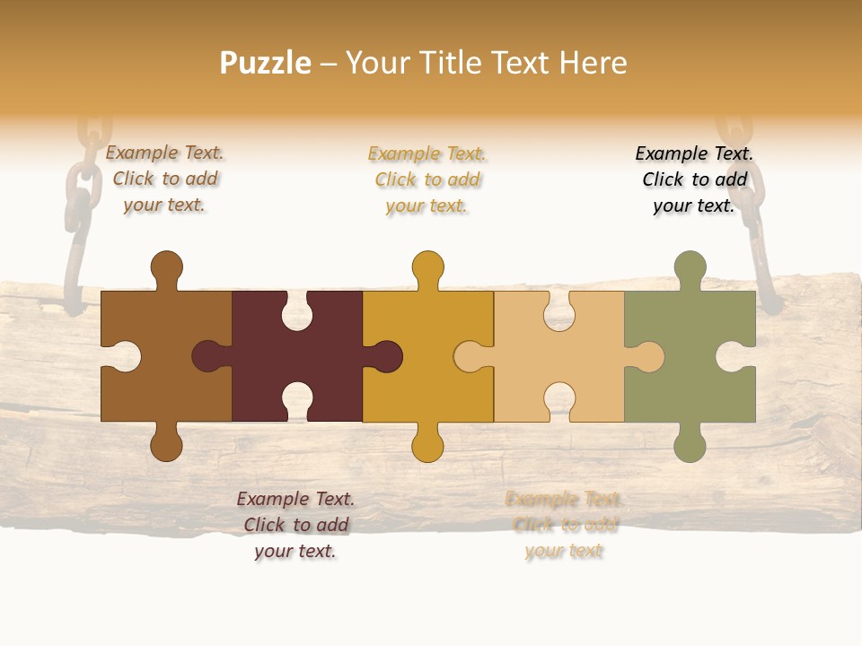 Hanging Wood Sign PowerPoint Template