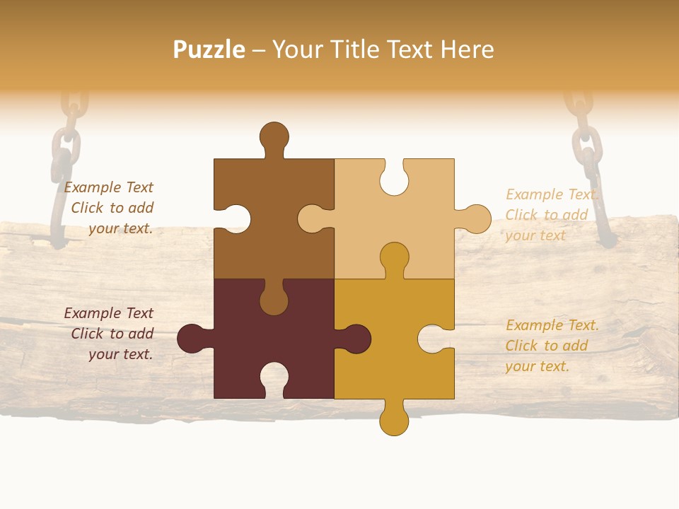 Hanging Wood Sign PowerPoint Template