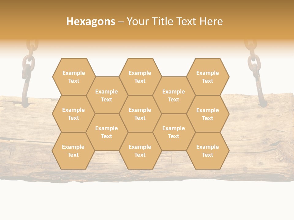 Hanging Wood Sign PowerPoint Template