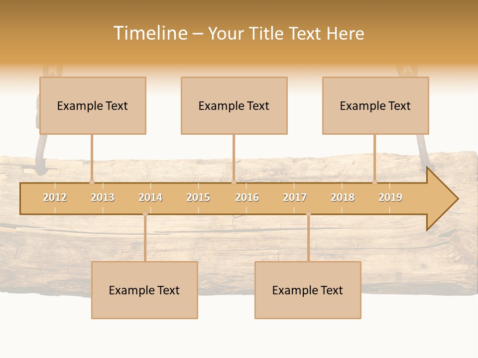 Hanging Wood Sign PowerPoint Template