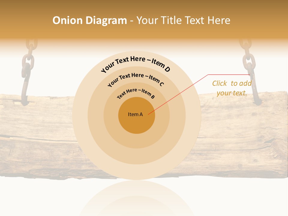 Hanging Wood Sign PowerPoint Template