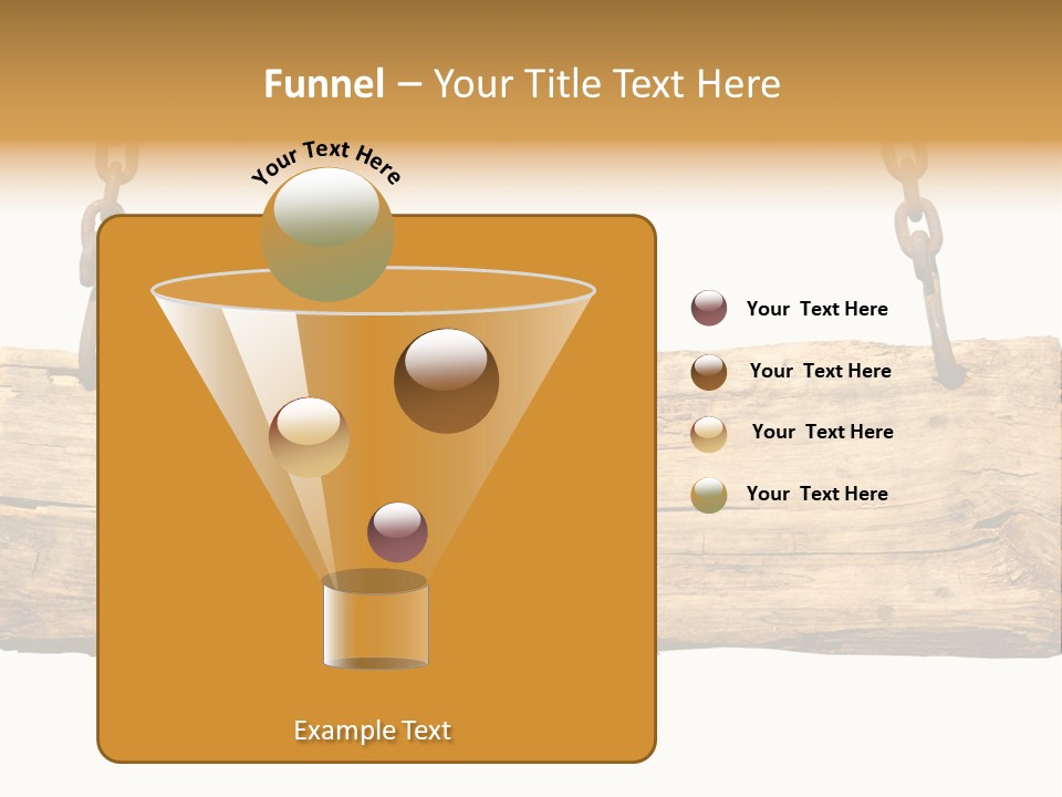 Hanging Wood Sign PowerPoint Template