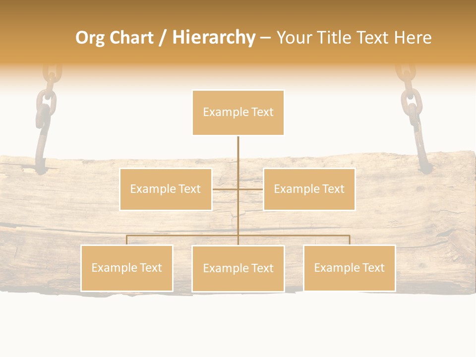 Hanging Wood Sign PowerPoint Template
