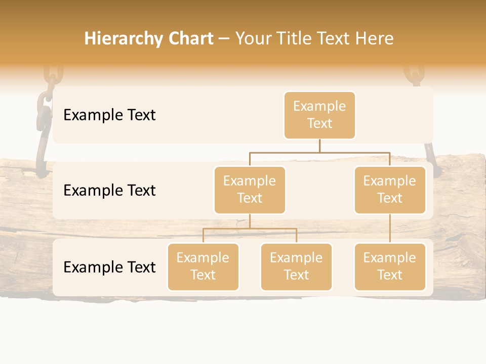 Hanging Wood Sign PowerPoint Template