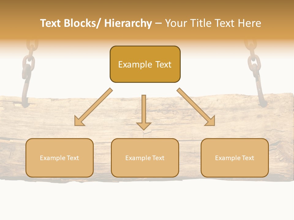 Hanging Wood Sign PowerPoint Template