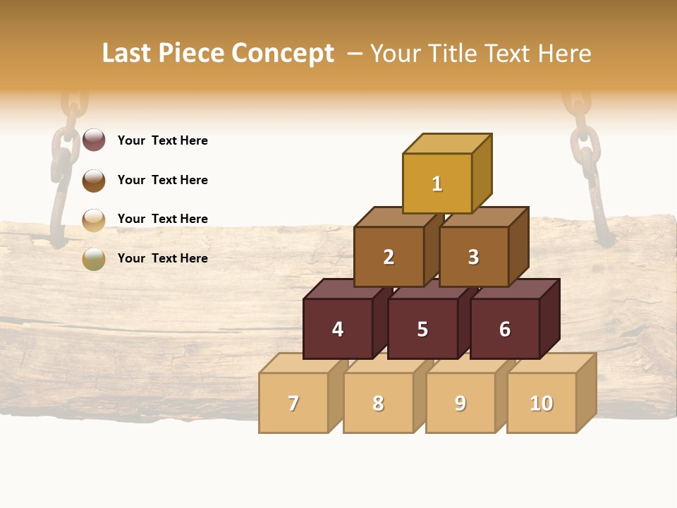 Hanging Wood Sign PowerPoint Template