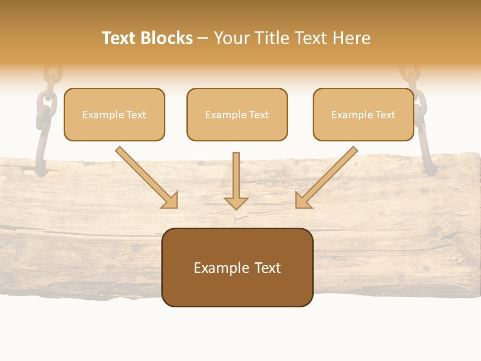 Hanging Wood Sign PowerPoint Template
