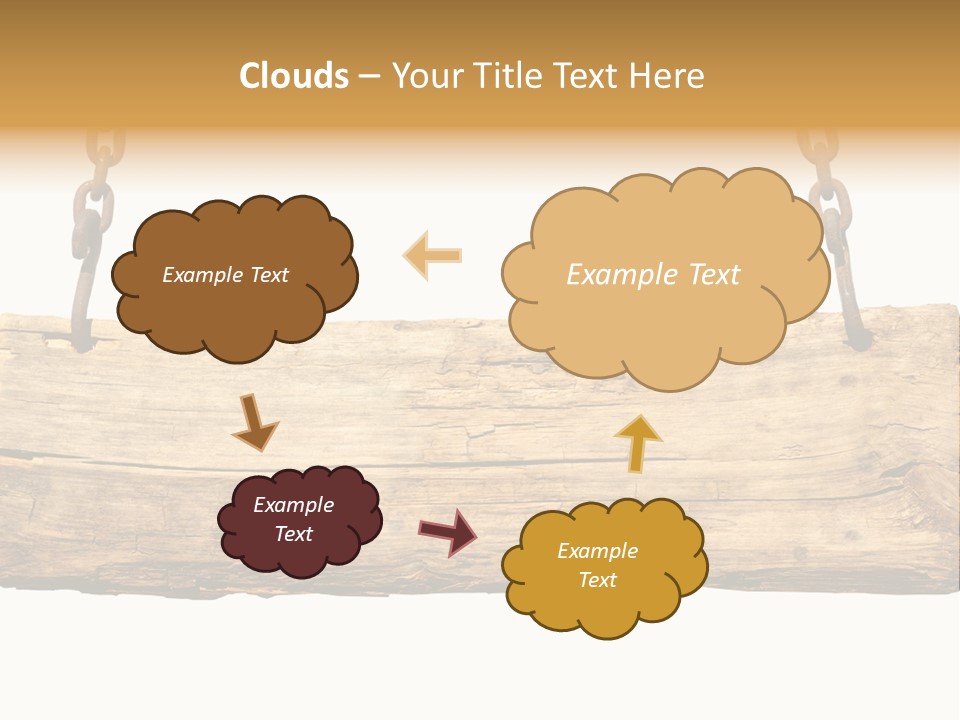Hanging Wood Sign PowerPoint Template