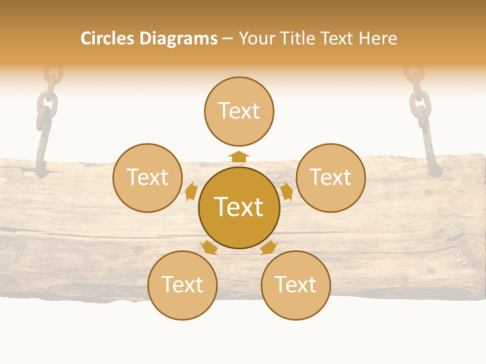 Hanging Wood Sign PowerPoint Template