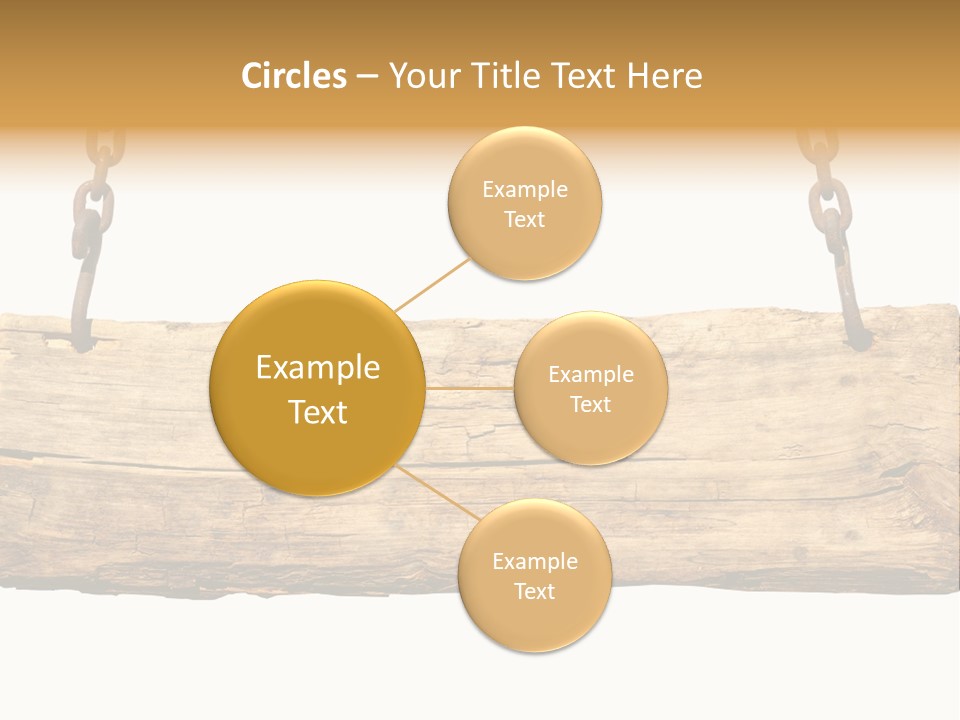 Hanging Wood Sign PowerPoint Template