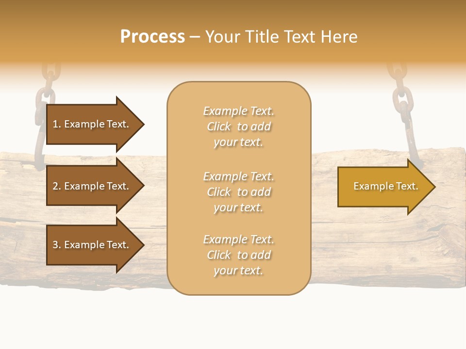 Hanging Wood Sign PowerPoint Template