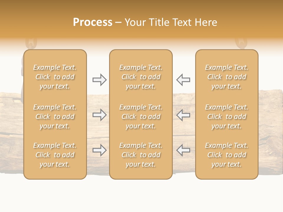 Hanging Wood Sign PowerPoint Template