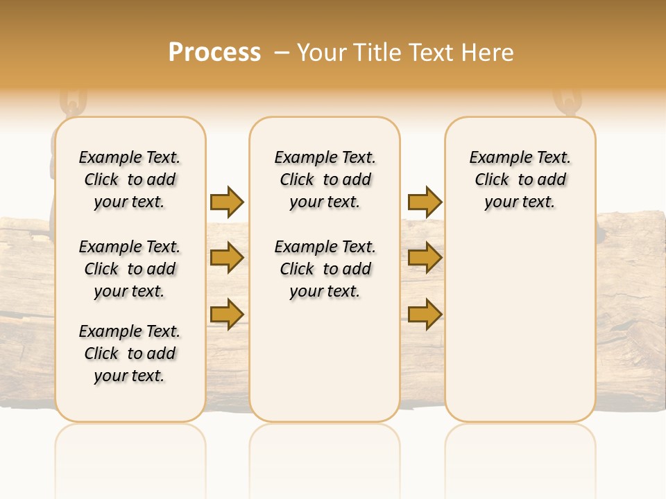 Hanging Wood Sign PowerPoint Template