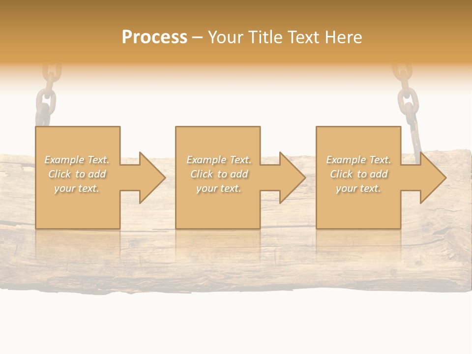 Hanging Wood Sign PowerPoint Template