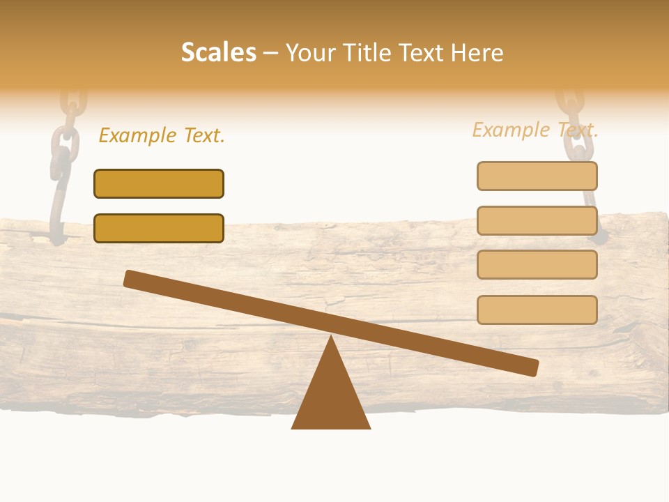Hanging Wood Sign PowerPoint Template