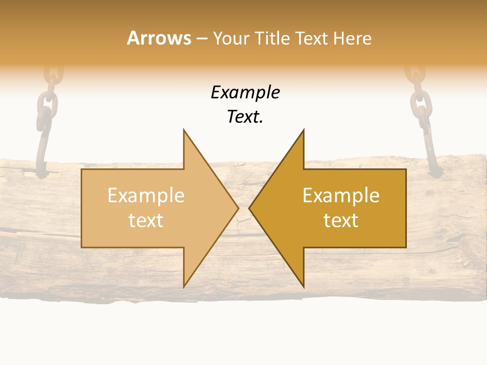Hanging Wood Sign PowerPoint Template