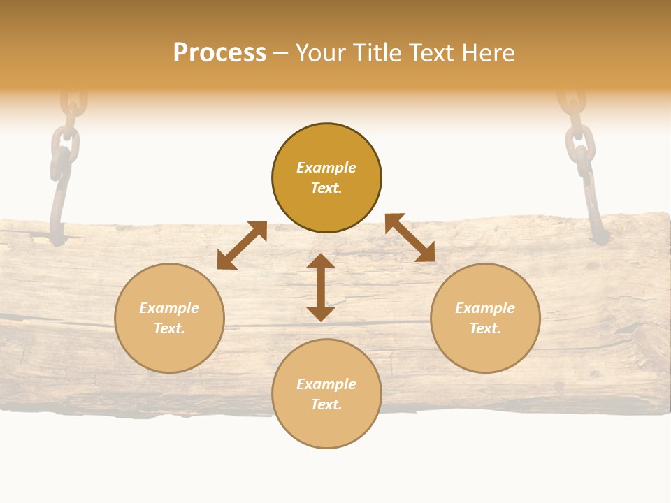 Hanging Wood Sign PowerPoint Template