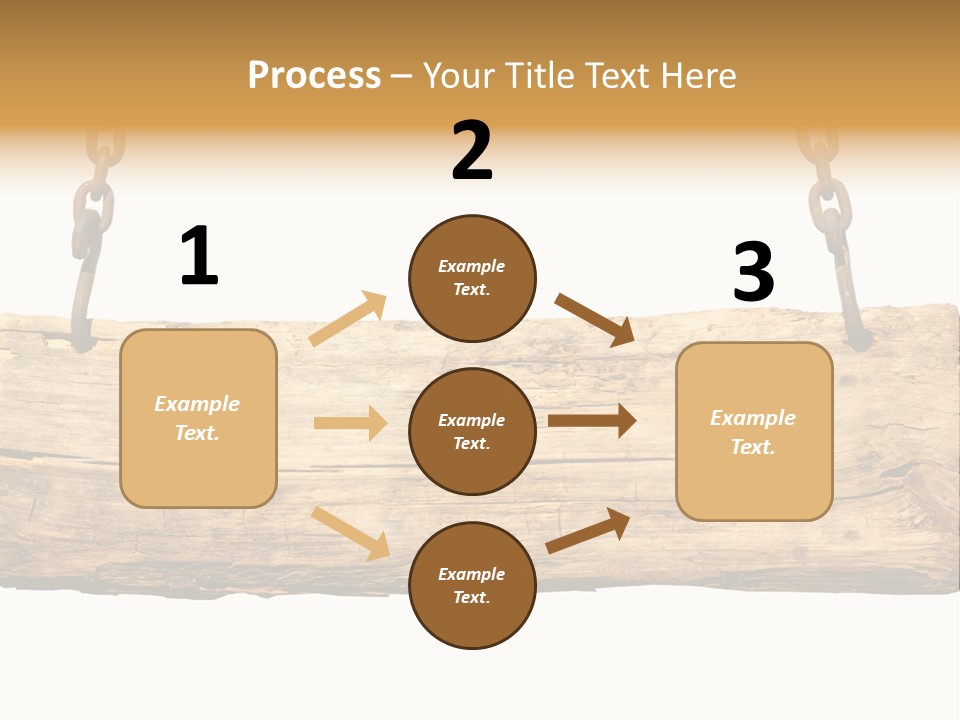 Hanging Wood Sign PowerPoint Template