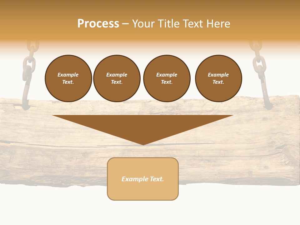 Hanging Wood Sign PowerPoint Template