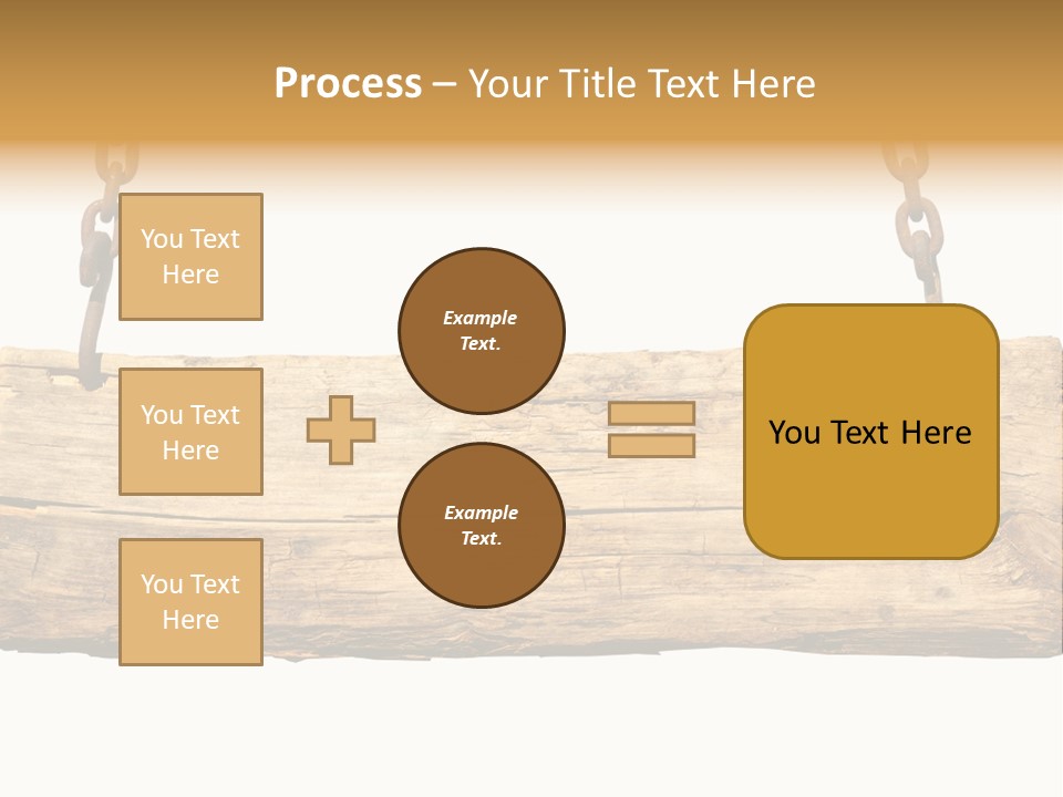 Hanging Wood Sign PowerPoint Template