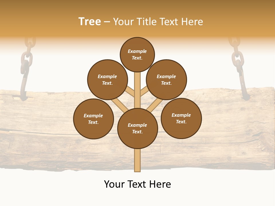 Hanging Wood Sign PowerPoint Template