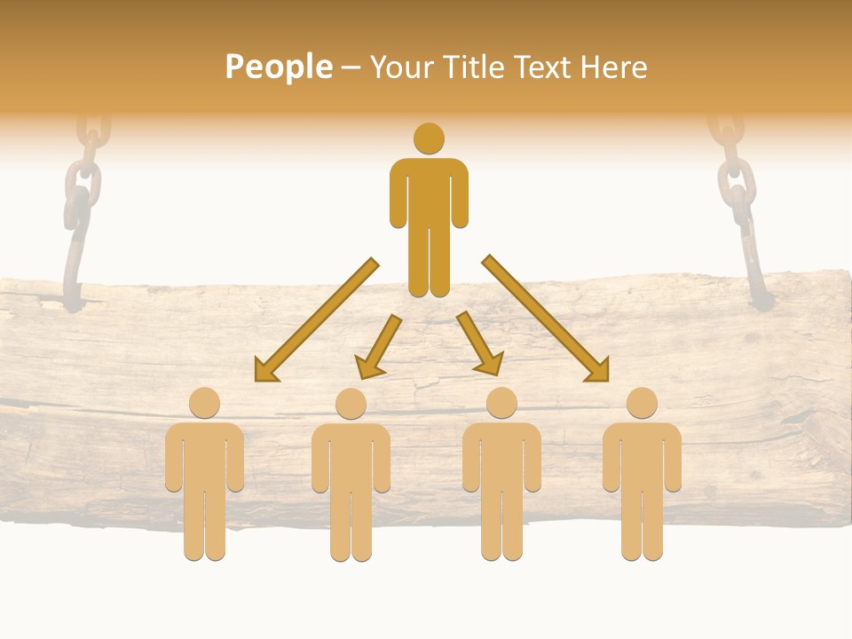 Hanging Wood Sign PowerPoint Template