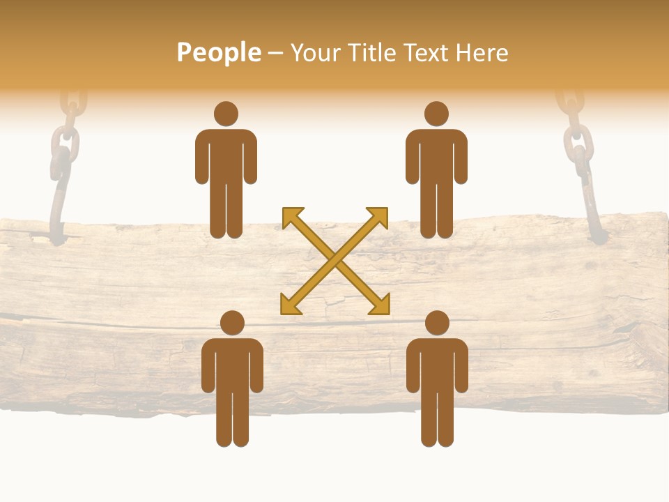 Hanging Wood Sign PowerPoint Template