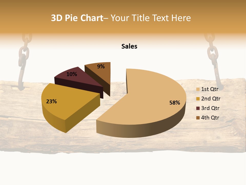 Hanging Wood Sign PowerPoint Template