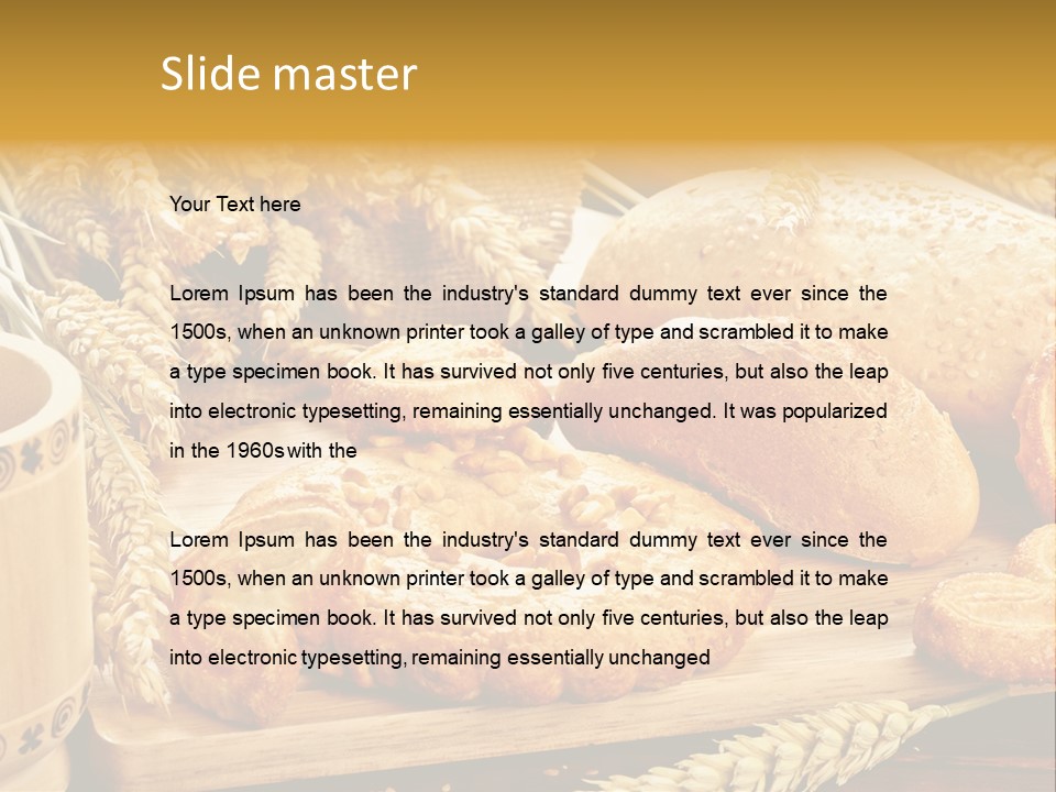 Cut Eat Sweet PowerPoint Template