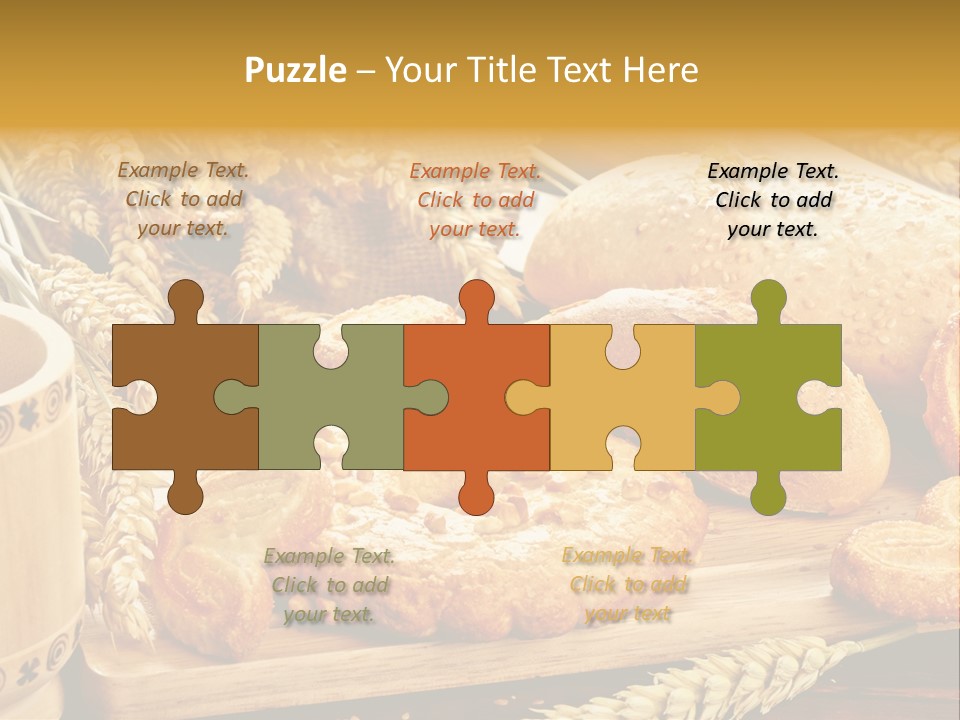 Cut Eat Sweet PowerPoint Template