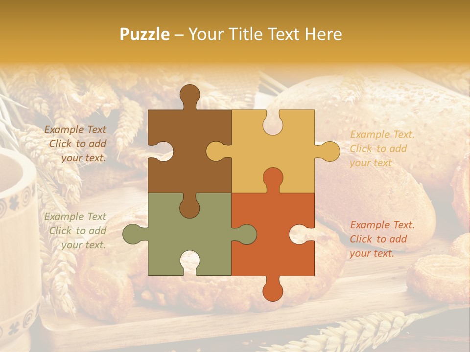 Cut Eat Sweet PowerPoint Template