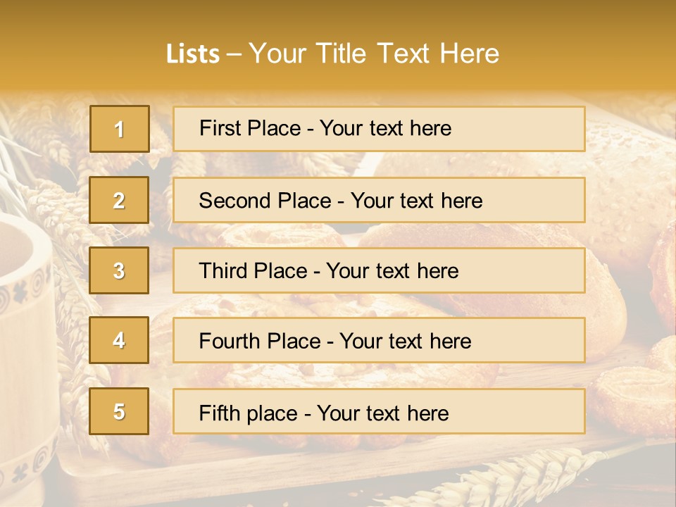 Cut Eat Sweet PowerPoint Template