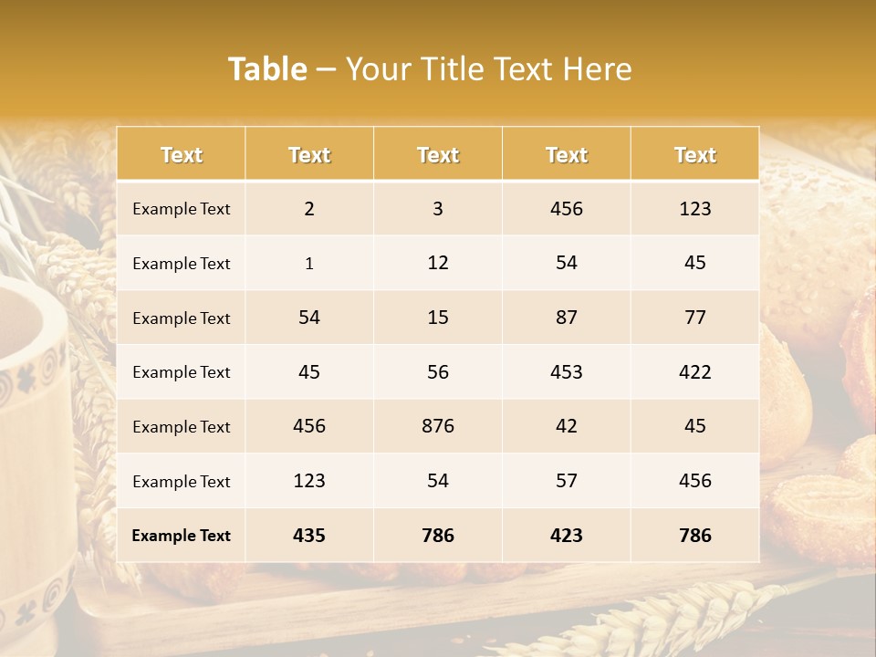 Cut Eat Sweet PowerPoint Template