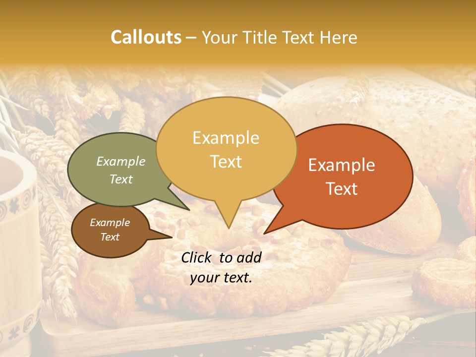 Cut Eat Sweet PowerPoint Template