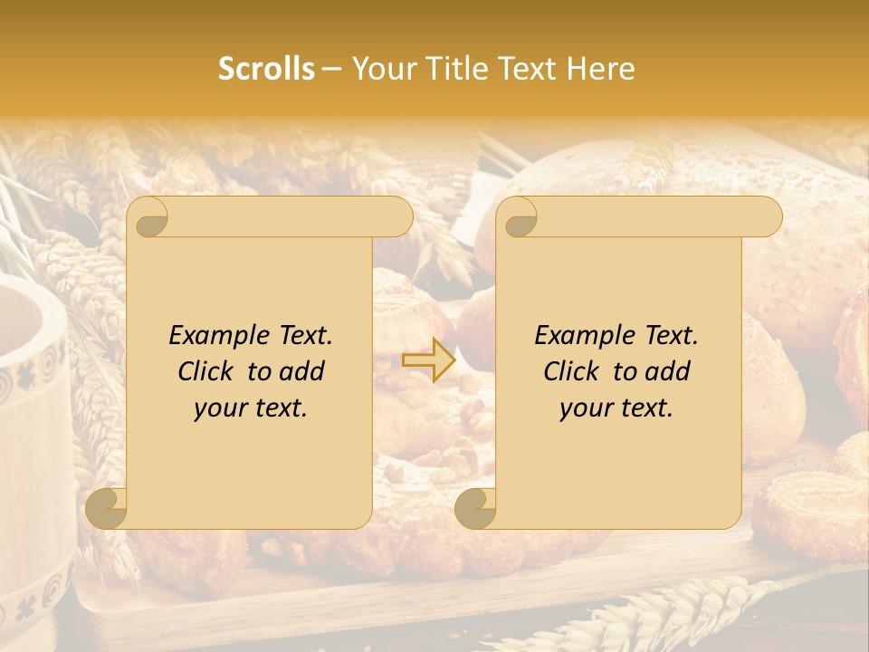 Cut Eat Sweet PowerPoint Template