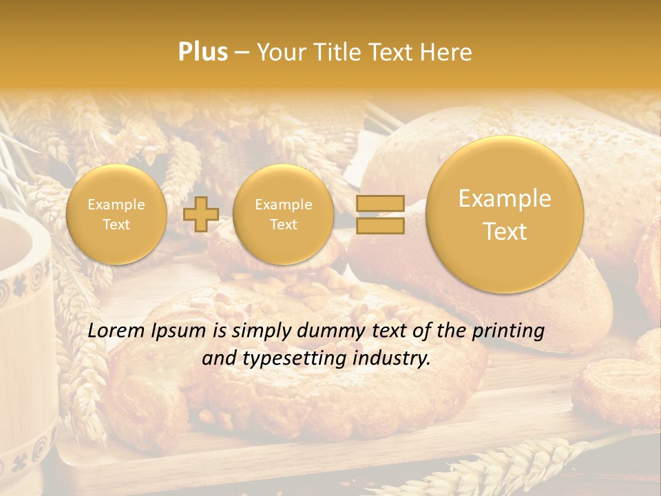 Cut Eat Sweet PowerPoint Template