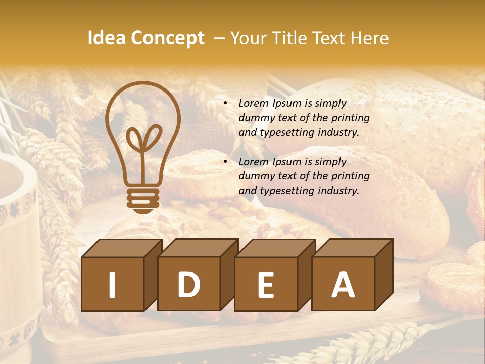 Cut Eat Sweet PowerPoint Template