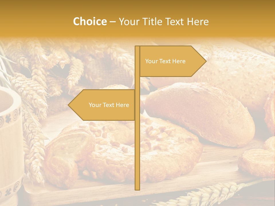 Cut Eat Sweet PowerPoint Template