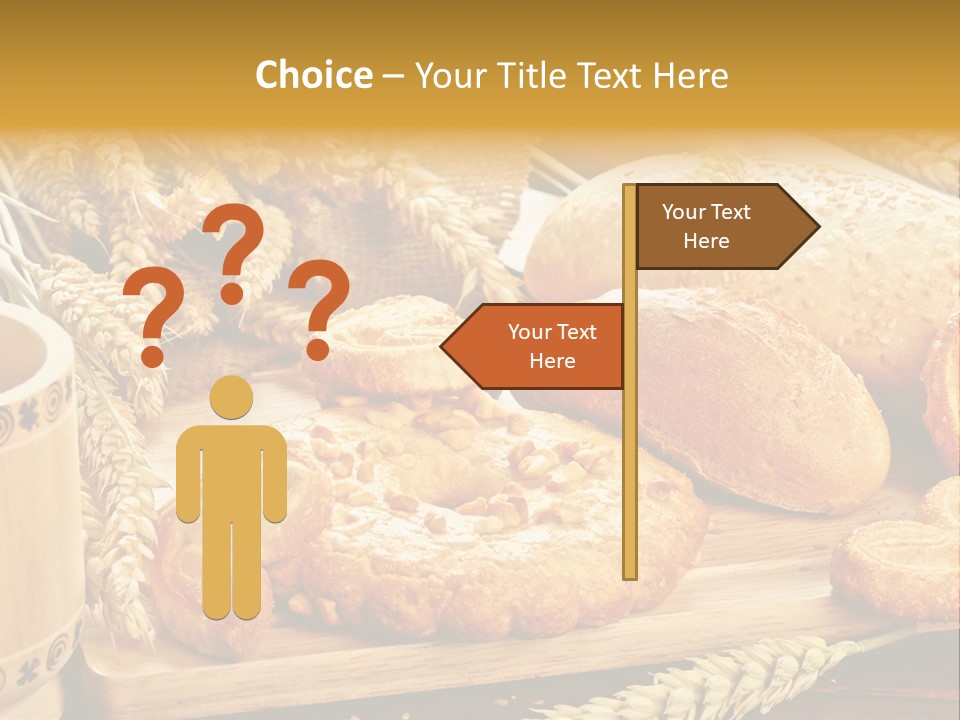 Cut Eat Sweet PowerPoint Template