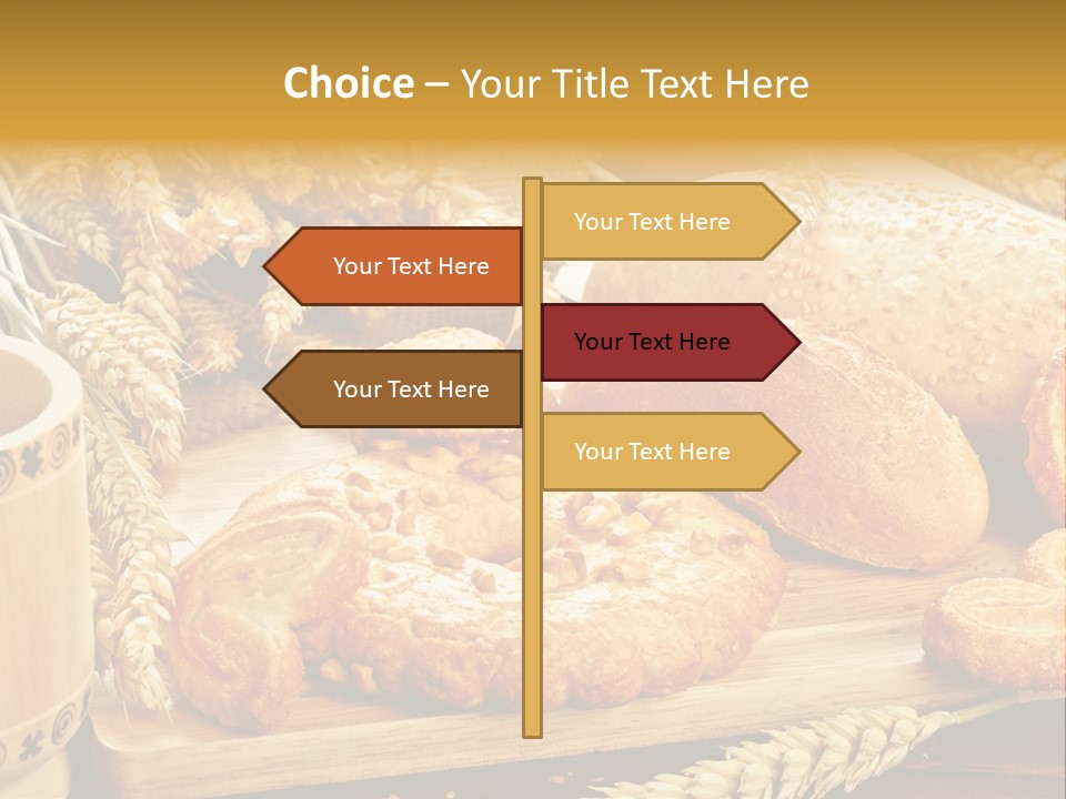 Cut Eat Sweet PowerPoint Template