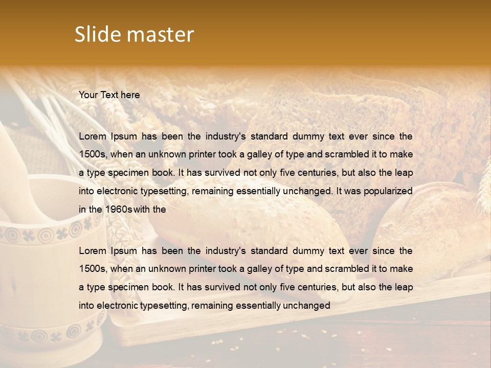 Wheat Products PowerPoint Template