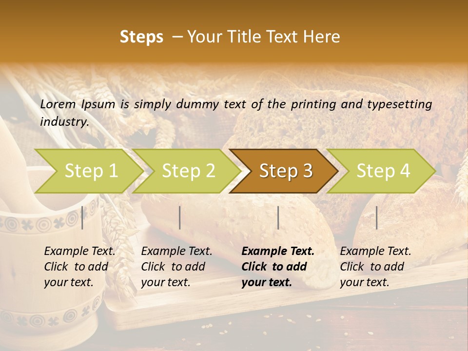 Wheat Products PowerPoint Template