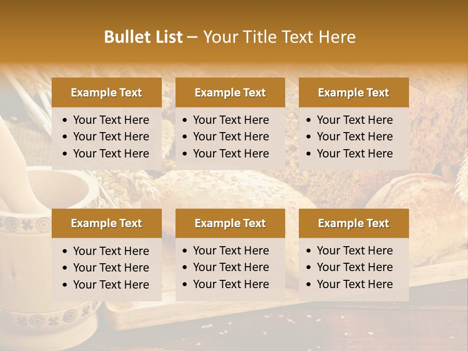 Wheat Products PowerPoint Template