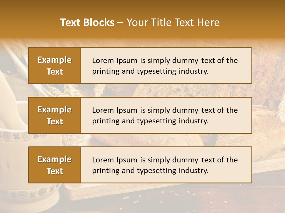 Wheat Products PowerPoint Template