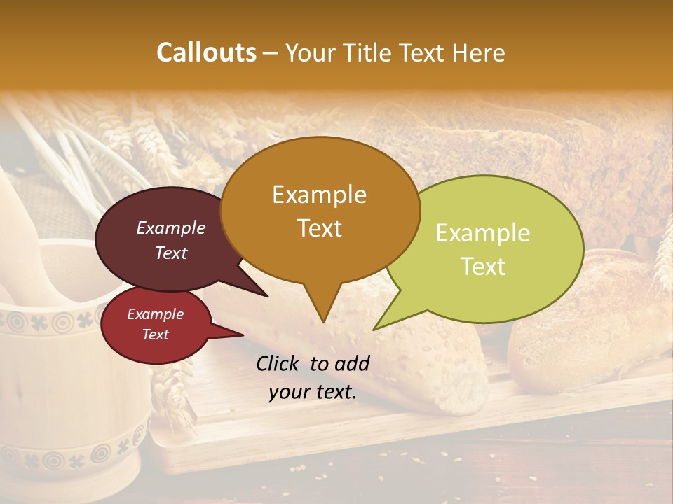 Wheat Products PowerPoint Template