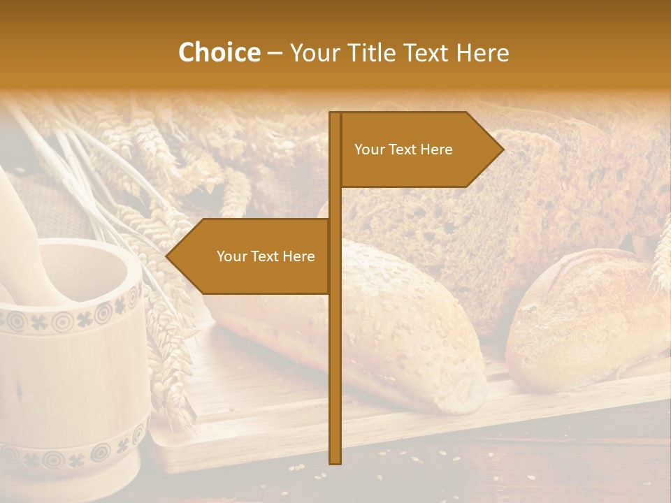 Wheat Products PowerPoint Template