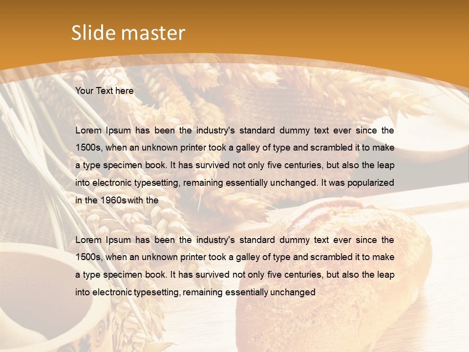 Health Bun Loaf PowerPoint Template